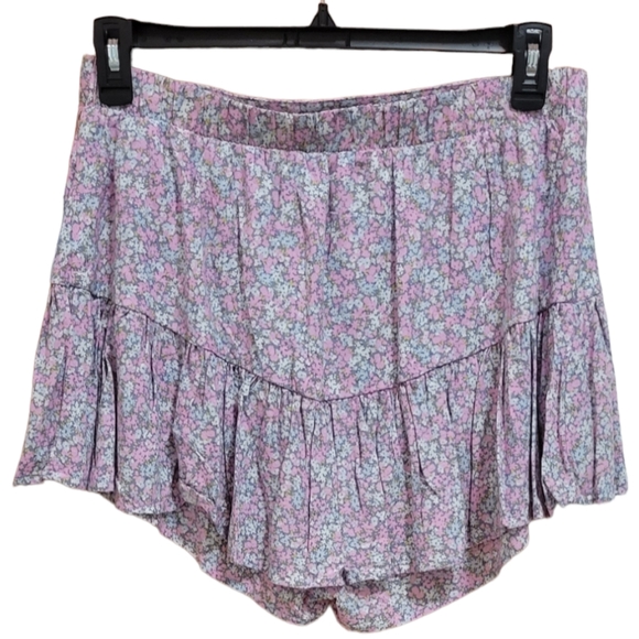 Junior's Ruffled-Hem Mini Skort - Picture 8 of 12